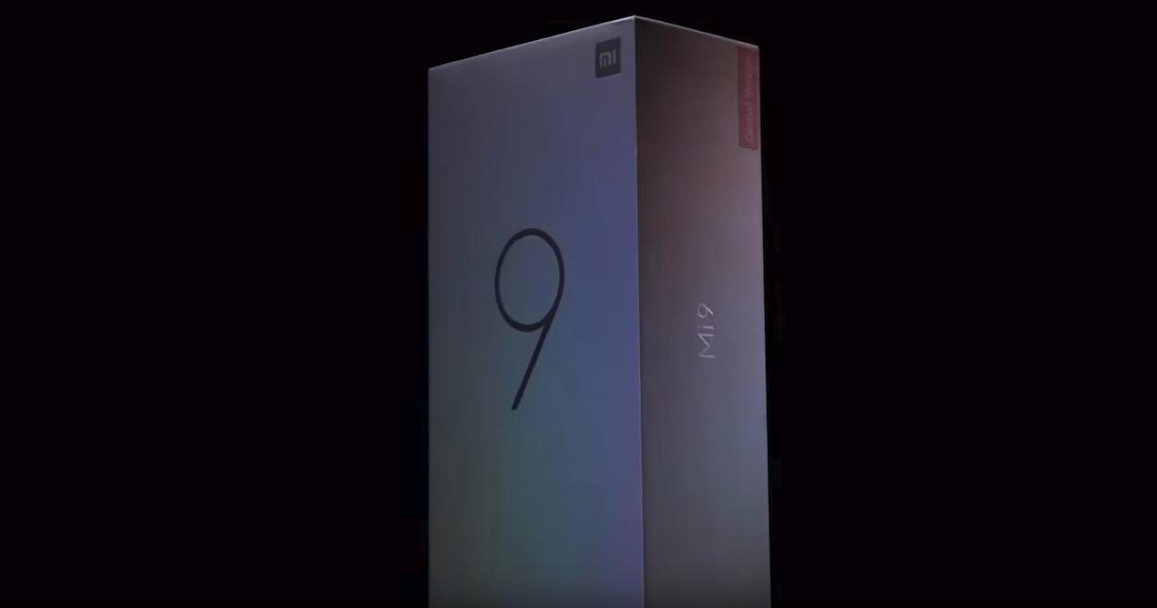 Xiaomi Mi 9 - emballage grand luxe Xiaomi Mi 9 - boite d'emballage grand luxe