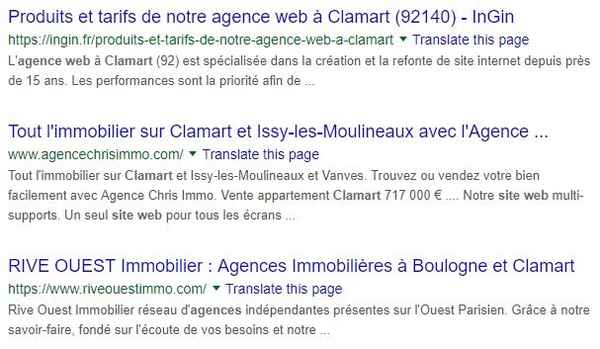 Comment trouver une agence web paris - milieu de page de résultat Comment trouver une agence web paris - milieu de page de résultat